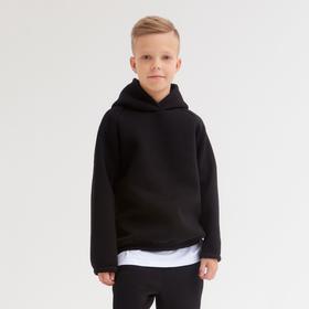 Худи детское MINAKU: Basic Line KIDS, чёрное, рост 104 см 5249169