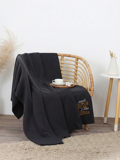 Плед флисовый «Этель. Крутой дедушка», 130×150 см, флис 160 г/м²