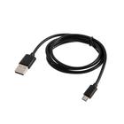 Кабель Qumo Light series, microUSB - USB, 1.4 А, 1 м, черный - Фото 2