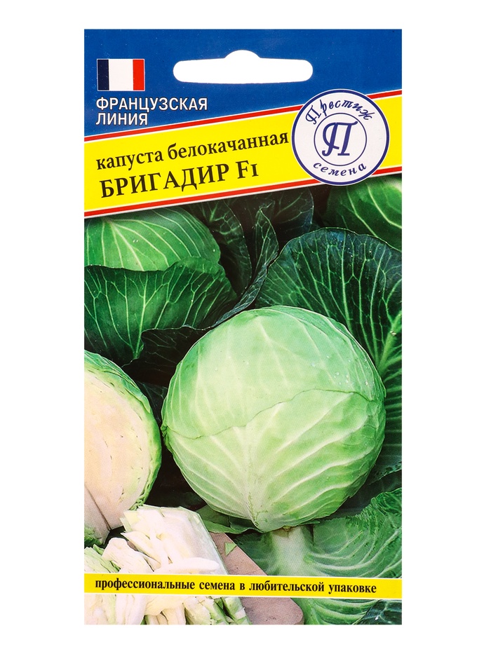 Семена Капуста белокочанная «Бригадир», F1, 10 шт., «Престиж семена» - Фото 1
