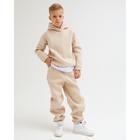 Брюки детские MINAKU: Basic Line KIDS, цвет бежевый, рост 122 - Фото 5