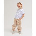 Брюки детские MINAKU: Basic Line KIDS, цвет бежевый, рост 122 - Фото 7