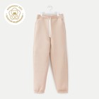 Брюки детские MINAKU: Basic Line KIDS, цвет бежевый, рост 140 - Фото 1