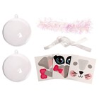 Ёлочный шар-персонаж «Новый год! Нежная кошечка», набор для творчества - Фото 3