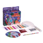 Ёлочный шар - фреска своими руками на новый год «Дед Мороз», набор для творчества - Фото 2