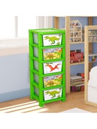 Комод пластиковый детский «Дино», 5 секций - Фото 5