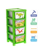 Комод детский «Дино», 4 секции - Фото 3