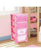 Комод детский пластиковый «Принцесса», 4 секции - Фото 5