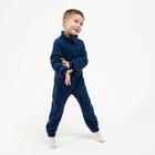 Комбинезон для мальчика, цвет чернильный, рост 92-98 см (28) - фото 24010354