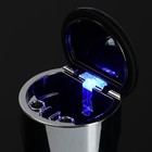 Пепельница для авто TORSO с подсветкой, черный - Фото 4