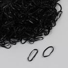 Набор парикмахерских резинок для создания прически, d = 2 см, 50 гр, цвет чёрный - фото 8667029