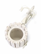 Декоративное кашпо для цветов «Велосипед», 26×12×18 см, дерево, пластик, белое - фото 64533574