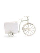 Декоративное кашпо для цветов «Велосипед Flowerpot de Rose», 26×12×18 см, дерево, пластик, белое - Фото 4