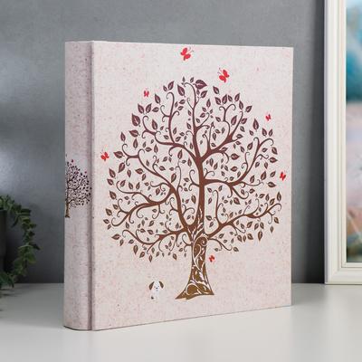 Фотоальбом на 1000 фото 10×15 см «Деревце с листьями», кожзам, 36×34×7 см