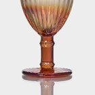 Бокал для вина Magistro «Босфор», 250 мл, 8.5×16.5 см, стекло, градиент золото - Фото 3