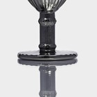 Бокал из стекла «Босфор», 250 мл, 8.5×16.5 см, цвет градиент серебро - Фото 3