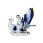 Сувенир керамика "Воркующие голуби" синие 10,5х12х7,5 см - Фото 5