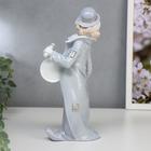 Сувенир керамика "Клоун в голубом костюме с барабаном" 24,5х11,5х11 см - фото 21161300