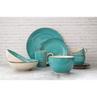 Чайная пара керамическая Доляна «Морской мир», 2 предмета: чашка 200 мл, блюдце d=14,5 см, цвет голубой - Фото 6