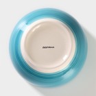 Салатник Доляна «Морской мир», 800 мл, d=14 см, керамика, голубой - Фото 4