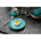 Десертная тарелка Доляна «Морской мир», d=19 см, керамика, голубая - Фото 5