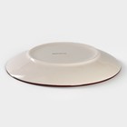 Десертная тарелка Доляна «Морской мир», d=19 см, керамика, голубая - Фото 3