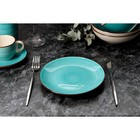 Тарелка Доляна «Морской мир», d=27 см, керамика, голубая - Фото 6