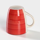 Кружка Доляна «Морской мир», 360 мл, керамика, красная - Фото 3