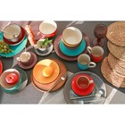 Чайная пара керамическая Доляна «Морской мир», чашка 200 мл, блюдце d=14,5 см, цвет красный - Фото 8