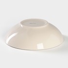 Тарелка керамическая глубокая Доляна «Морской мир», 540 мл, d=18 см, цвет красный - Фото 3