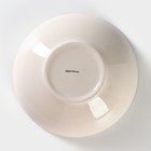 Тарелка керамическая глубокая Доляна «Морской мир», 540 мл, d=18 см, цвет красный - Фото 4