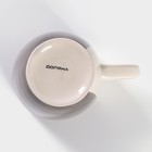 Кружка керамическая Доляна «Морской мир», 360 мл, цвет коричневый - Фото 4