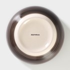 Салатник Доляна «Морской мир», 800 мл, d=14 см, керамика, коричневый - Фото 4