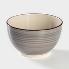 Салатник Доляна «Морской мир», 800 мл, d=14 см, керамика, коричневый - Фото 10