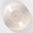 Тарелка глубокая Доляна «Морской мир», 540 мл, d=18 см, керамика, коричневая - Фото 4