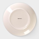 Десертная тарелка Доляна «Морской мир», d=19 см, керамика, коричневая - Фото 4