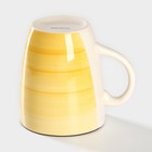 Кружка Доляна «Морской мир», 360 мл, керамика, цвет жёлтый - Фото 3