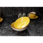 Тарелка глубокая Доляна «Морской мир», 540 мл, d=18 см, керамика, жёлтая - Фото 5