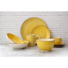 Тарелка глубокая Доляна «Морской мир», 540 мл, d=18 см, керамика, жёлтая - Фото 6