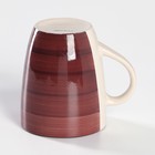 Кружка Доляна «Морской мир», 360 мл, керамика, бордовая - Фото 3