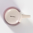 Кружка Доляна «Морской мир», 360 мл, керамика, бордовая - Фото 4