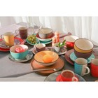Чайная пара керамическая Доляна «Морской мир», чашка 200 мл, блюдце d=14,5 см, цвет бордовый - Фото 7