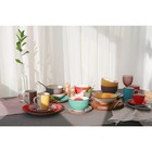 Салатник Доляна «Морской мир», 800 мл, d=14 см, керамика, бордовый - Фото 10