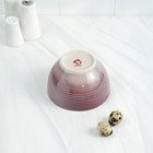 Салатник Доляна «Морской мир», 800 мл, d=14 см, керамика, бордовый - Фото 6