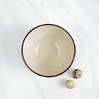 Салатник Доляна «Морской мир», 800 мл, d=14 см, керамика, бордовый - Фото 7