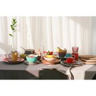 Тарелка глубокая Доляна «Морской мир», 540 мл, d=18 см, керамика, бордовая - Фото 6