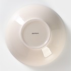 Тарелка глубокая Доляна «Морской мир», 540 мл, d=18 см, керамика, бордовая - Фото 4