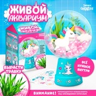 Набор для опытов «Живой аквариум: Единорог», вырасти травку - Фото 1