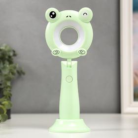 Лампа настольная c АКБ 16220/1 16хLED 4Вт 3000/6000К USB зеленый 7,8х9,5х24 см