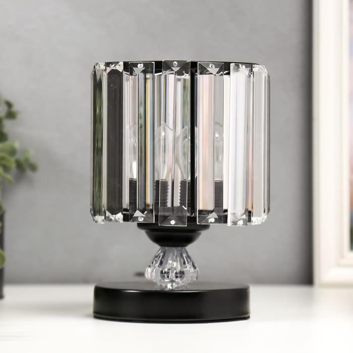Лампа настольная 16225/1BK Е27 40 Вт черный 13.5×13.5×19 см